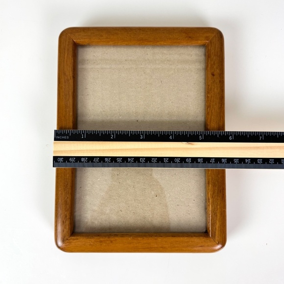 Collection of 3 Teak Wood Picture Frames - Vintage / Made in Thailand - Picture 6 of 9